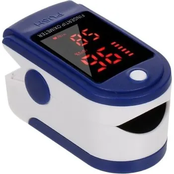 Pulzní oxymetr Pulzní oxymetr na prst modrá