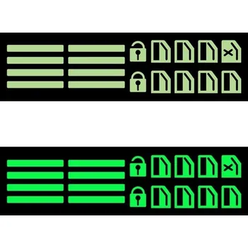 Fluorescenční samolepky do auta