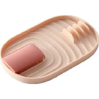 Stojan na víno Stojan na kuchyňské náčiní a poklici béžova