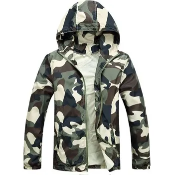 Pánská větrovka Pánská bunda s vojenským vzorem S