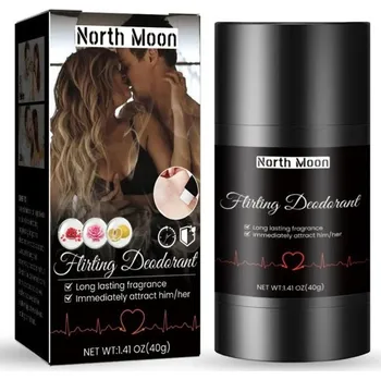 Tělový krém Feromonový tuhý balzám 40g pro muže i ženy Smyslná vůně s feromony Unisex vonný balzám pro přitažlivost a zvýšení osobního kouzla