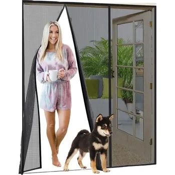Síť proti hmyzu Síť do okna proti hmyzu na suchý zip 230&nbsp;x 150 cm&nbsp;Okenní síť proti komárům na magnet Síť proti hmyzu na balkonové dveře