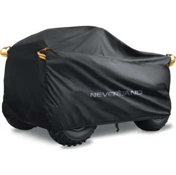 Motokosmetika Voděodolný ochranný obal na čtyřkolku 220 x 98 x 106 cm Kryt proti dešti prachu UV záření Outdoor zakrývací plachta s elastickým lemem