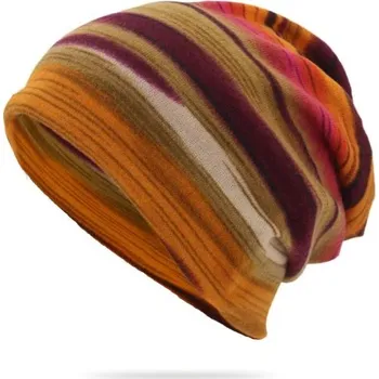 Čepice Pánská pruhovaná čepice J2612 oranžová