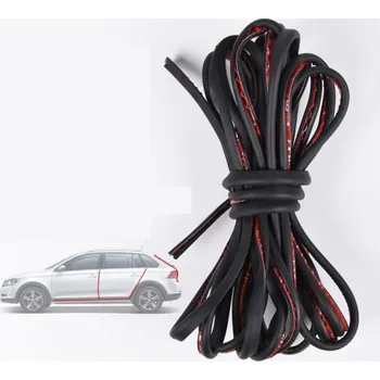 Lišta karosérie Gumové těsnění dveří auta 10 m černá