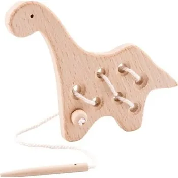 Dřevěná hračka Dřevěné zvířátko na provlékání 3
