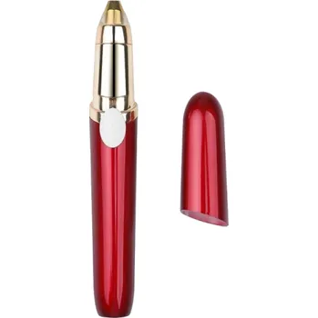 Elektrický zastřihovač obočí červená