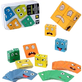 ostatní stavebnice Skládací bloky s měnícím obličejem