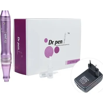 Mikrojehličkovací zařízení s nástavcem s 12 jehličkami Elektrické mikrojehličkové s 5 rychlostmi pero pro omlazení pleti Mezoterapeutický přístroj proti roztaženým pórům, jizvám a striím