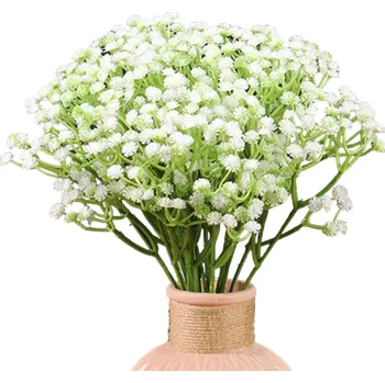 umělá květina Umělé květiny na dekoraci 5 ks Sada umělých květin Dekorační květiny bílá