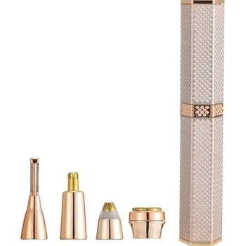 Břitva na holení 4v1 Elektrický holicí strojek Dámský depilátor Multifunkční zastřihovač Omyvatelné hlavice USB nabíjení Holicí strojek na tělo a obličej