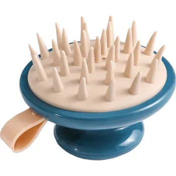 Koupelový kartáč Masážní kartáč na hlavu T949 tmavě modrá