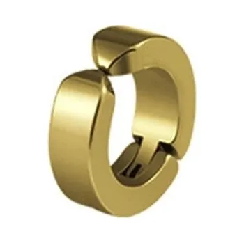 Náušnice Kruhové náušnice zlatá 2