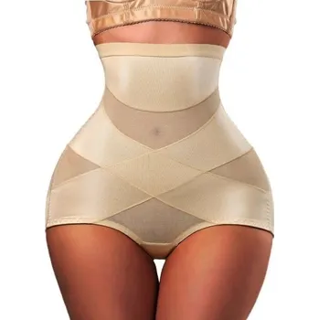 Kalhotky Tvarující kalhotky s vysokým pasem T1216 krémová XL