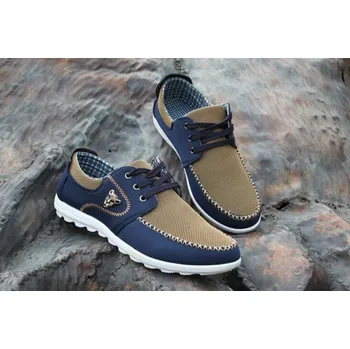 Pánské tenisky Pánské plátěné boty tmavě modrá 46