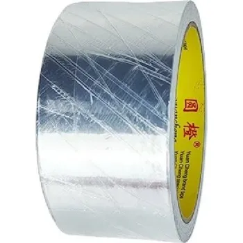 Lepicí páska Hliníková lepicí páska 10 m x 47 mm Tepelně odolná Izolační Samolepicí Opravy potrubí Klimatizace Těsnění Odraz tepla Průmyslové použití