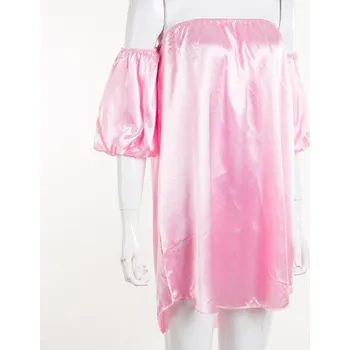 Dámské šaty Šaty s odhalenými rameny růžová XS