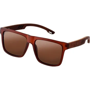 Pánské dřevěné sluneční brýle E1957 hnědá