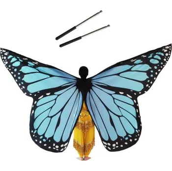 Karnevalová maska Taneční motýlí křídla pro děti 3