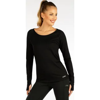 Dámské funkční triko LITEX s dlouhým rukávem černé Barva: černá, Velikost: L