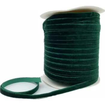 Balící papír Stuha 38 mm 2,7 m sametová Luxusní dekorační stužka Jemná sametová stuha na balení dárků Svatební výzdoba Ruční práce Kreativní tvoření zelená