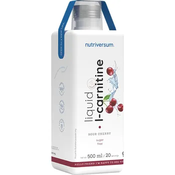 Spalovač tuku Nutriversum L-Carnitine 2500 mg FLOW 500 ml Příchuť: Višňa