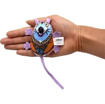 Hračka pro kočku Plyšová myš se zvonkem pro kočky