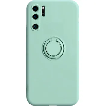 Pouzdro na mobilní telefon Magnetický silikonový kryt na Huawei Nova 5T tyrkysová