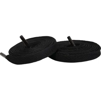 Tkaničky do bot Tkaničky do bot 100 cm Odolné šněrovací tkaničky z polyesterové příze Klasické kulaté tkaničky na sportovní a vycházkovou obuv černá