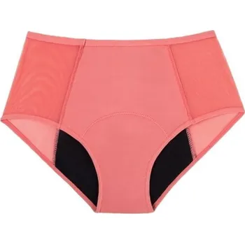 Menstruační kalhotky Menstruační kalhotky s vysokým pasem růžová XL