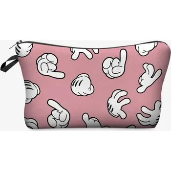Kosmetická taška Růžová kosmetická taštička s potiskem