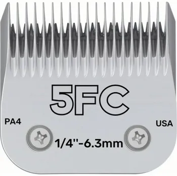 Kosmetika pro psa Náhradní střihací hlavice pro strojky Andis, Oster, Wahl, Heiniger a Conair Profesionální ocelová střihací hlavice na stříhání zvířat 6,3 mm Model 5FC