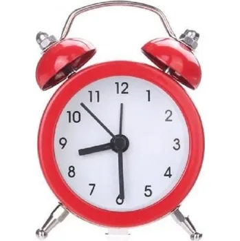 Hodiny Analogový budík G1784 červená