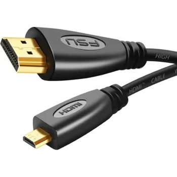 Video kabel Micro HDMI na HDMI propojovací kabel M/M 3 m