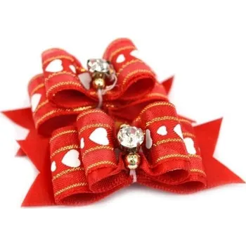 Obleček pro psa Gumičky pro psy s mašlí 10 ks C856