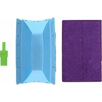 Kartáč na mytí oken světle modrá