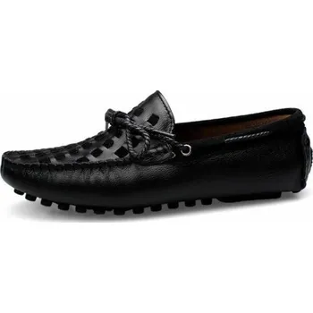 Pánské polobotky Pánské prošívané mokasíny Billy černá 42