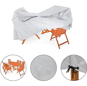 Napínací potah Kingsleeve® Stříbrný potah na pohovku Vanamo 242×162×100 cm – 420D Oxford