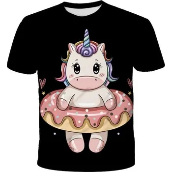 Dívčí tričko Dívčí tričko s jednorožcem B1560 14 B