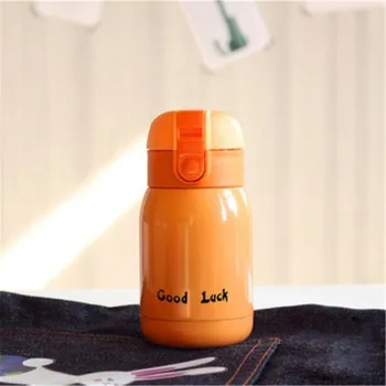 Termoska Mini termoska s nápisem 200 ml oranžová