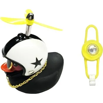 Zvonek na kolo Zvonek na kolo černá kachna s vrtulí 2