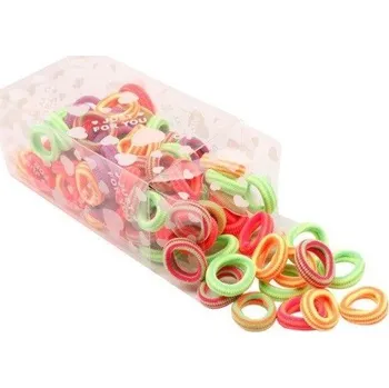 Sada gumiček do vlasů - 100 ks 2