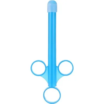Vibrátor Aplikátor lubrikantu ve stříkačce 10 ml pro anální i vaginální použití přesné dávkování snadná aplikace hygienické provedení diskrétní balení modrá