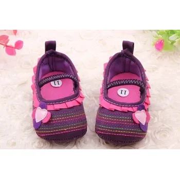 Dívčí baleríny Dívčí baleríny Madison fialová 0-6 měsíců