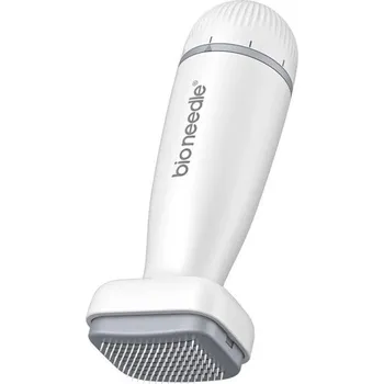 Razítko s mikrojehlami Derma razítko 120 mikrojehel Nastavitelná délka jehel Mikrojehličkování Obnova pleti Péče o pokožku 10,1 x 3,4 cm