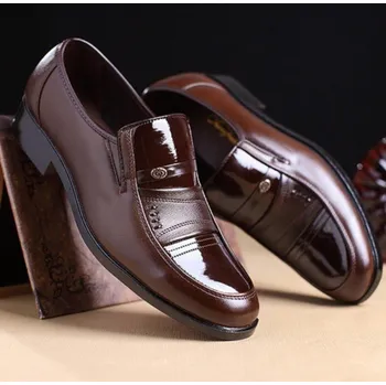 Pánská obuv Elegantní pánské mokasíny J1299 hnědá 43