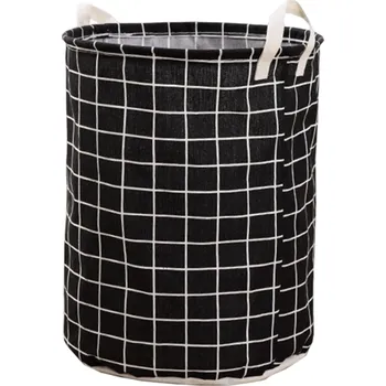 Koš na prádlo Kulatý koš na prádlo N962 černá