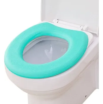 WC štětka Potah na WC prkénko zelená