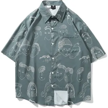 Pánská košile Pánská košile A3091 šedá XS