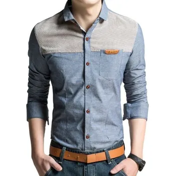 Pánská košile Pánská košile F621 modrá S